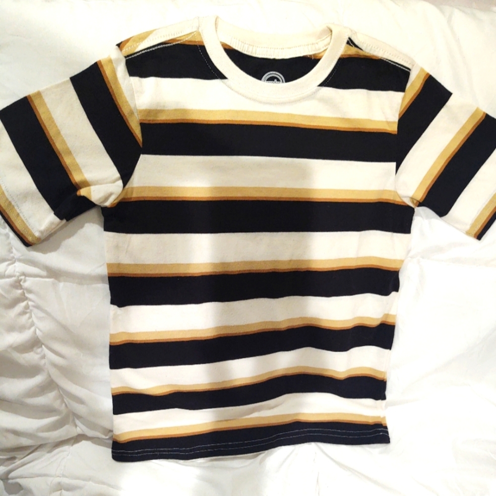 SOLD. Wonder Nation Boy's Striped Shirt Sleeve Shirt